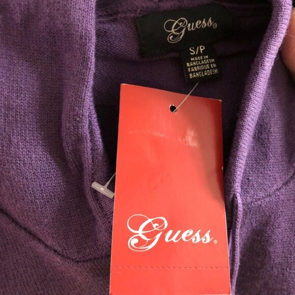 GUESS FULL ZIP LIGHT HOODIE SWEATER SM NEW WITH TAG - Picture 8 of 8